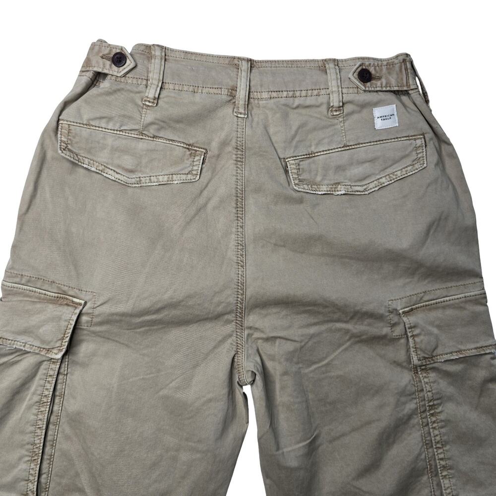 American Eagle Slim Lived In Cargo Pants Men's 28x32‎ Khaki Utility AE - Picture 5 of 10